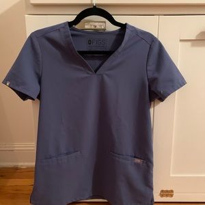 Figs Scrubs Top XS Big Sky